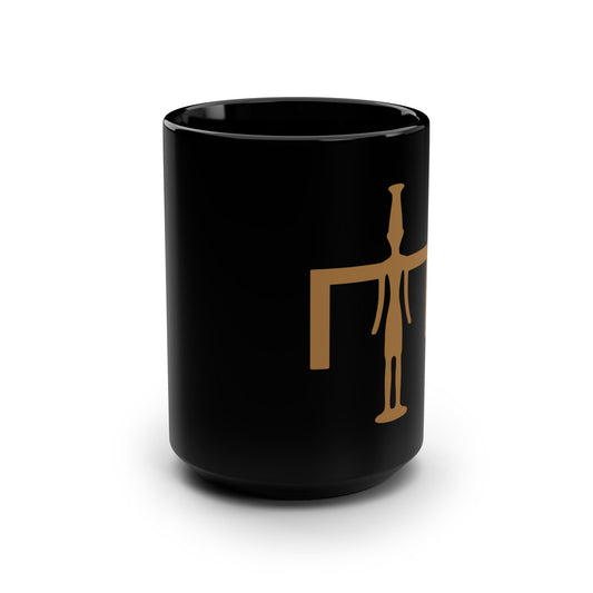 The Origin Black Mug, 15oz