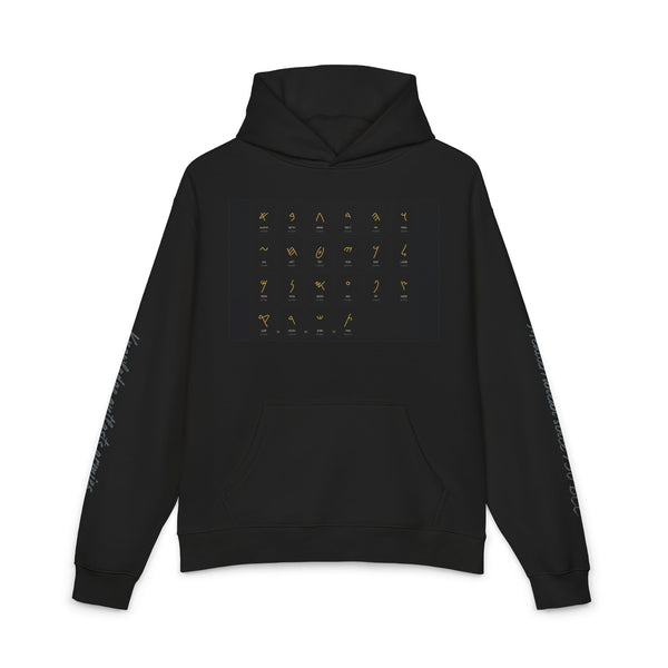 Founder's Collection · The Phoenician Alphabet · Relaxed Hoodie (DTG)