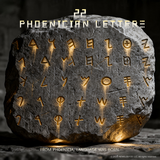22 Phoenician Letters · NEWE Digital Artwork