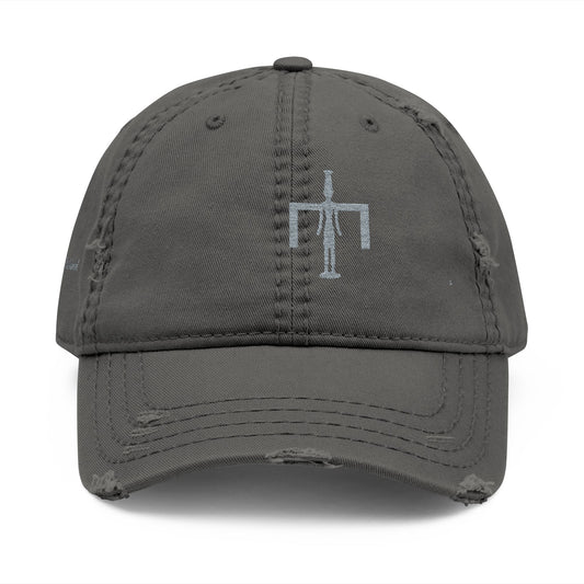 The Silver Sigil Distressed Cap (Embroidery)