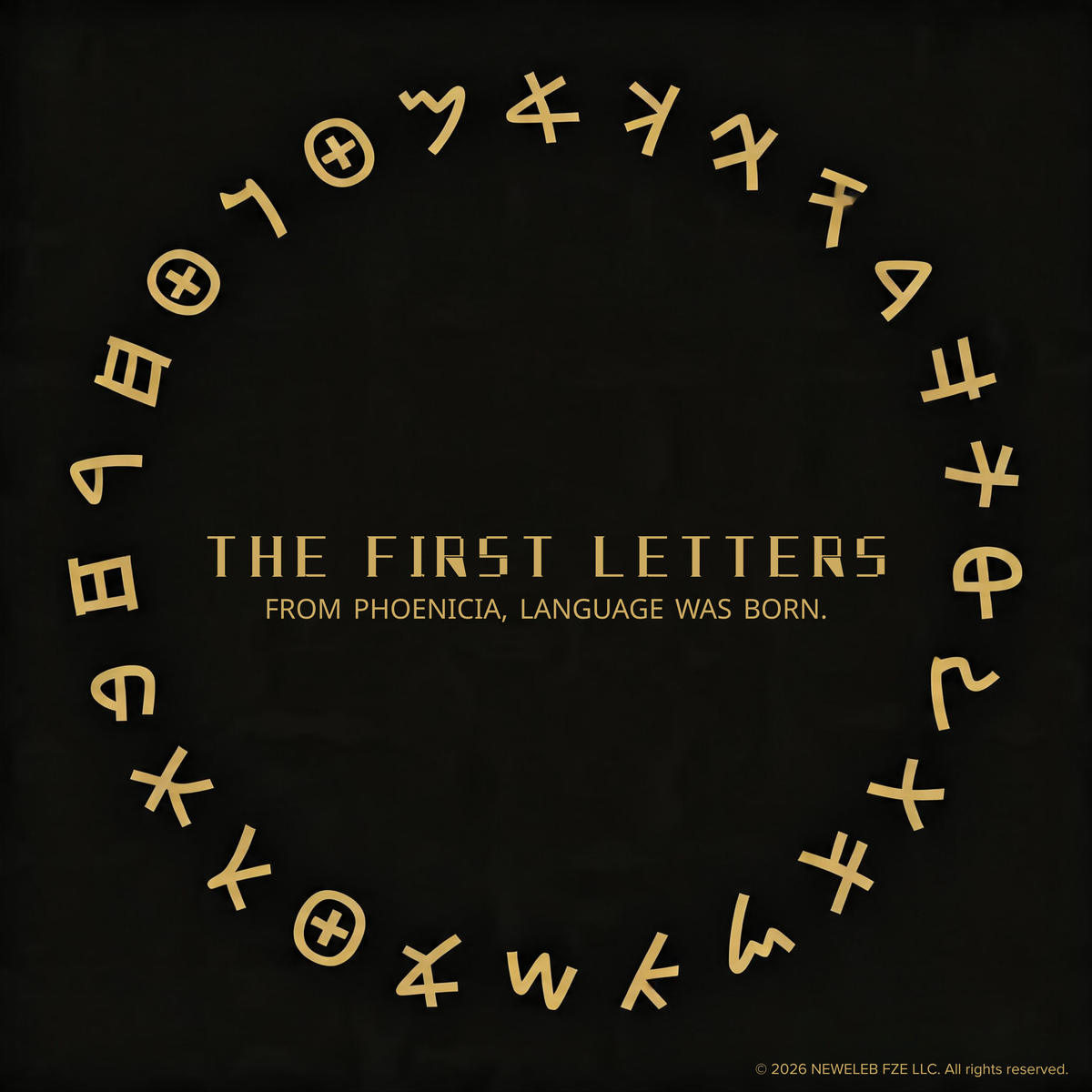 The Phoenician Alphabet · NEWE Digital Artwork