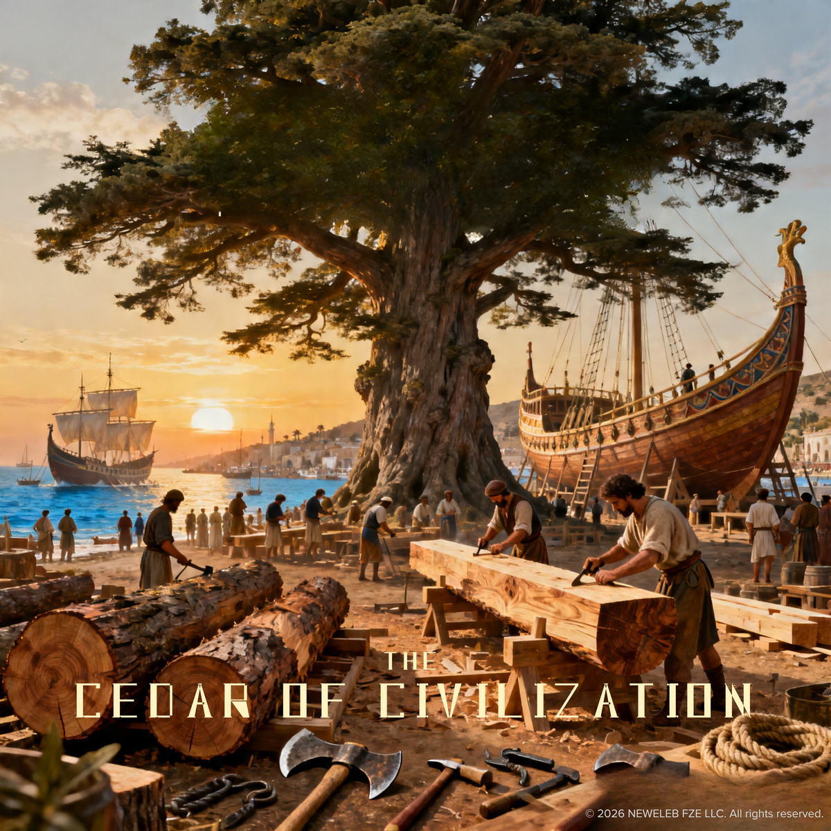 The Cedar of Civilization · NEWE Digital Artwork