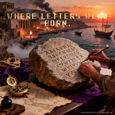 Where Letters Were Born · NEWE Digital Artwork